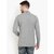 ROARERS Silver Solid Shawl Collar Slim Fit Full Sleeve Men'S Cardigan.