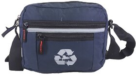 Blue Solid Messenger Bag - 09