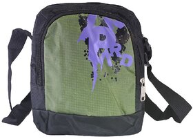 Multicolor Printed Messenger Bag - 17
