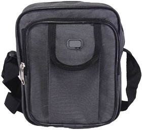 Black Solid Messenger Bag - 08