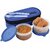 Trueware Classic PP Blue 2 Containers Lunch Box (600 ml)