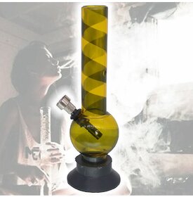 Multicolour 20 cm Acrylic Bong - Pack of 1 - 39