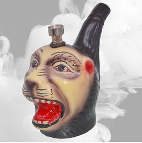 Multicolour 13 cm Clay Bong - Pack of 1 - 37
