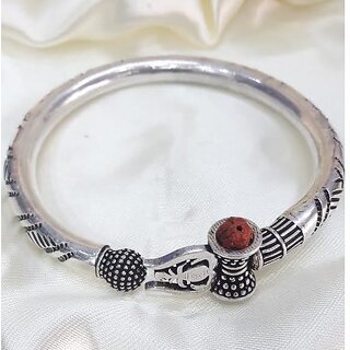Bahubali Bracelet in Sterling Silver (Kada) MEN  Women