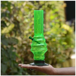Green 29 cm Acrylic Bong - Pack of 1 - 53