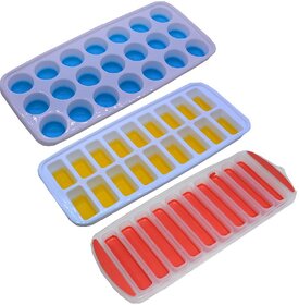 Pop Ice Tray Easy out Multicolor, 3 Pcs - 03