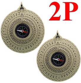 2 Piece Military Hiking Camping Lens Magnetic Compass - 34