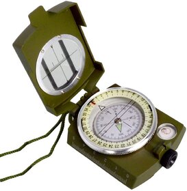 3 in 1 Military Hiking Camping Lens Lensatic Magnetic Compass - 33