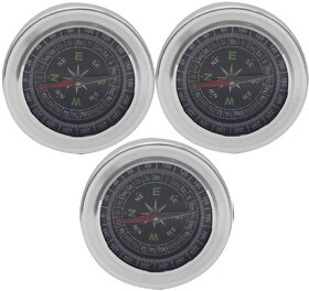 3 Pieces 7cm Military Magnetic Compass - 03