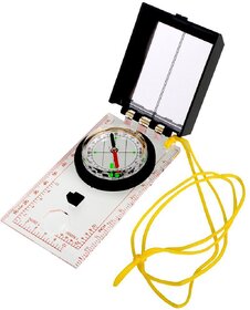 Folding Multifunctional Compass Mirror Meter Magnifier Hiking Camping - 18