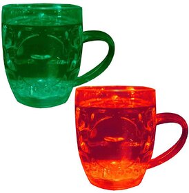 Plastic Single Walled Tea Cup 250 ml ( Pack of 2 ) - 01