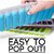 Pop Ice Tray Easy out Multicolor, 3 Pcs - 03