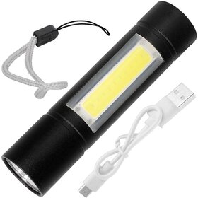 2W Rechargeable Flashlight Torch ( Pack of 1 ) - 102