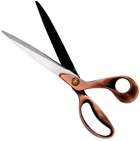 Brass Handle Stainless Steel Sewing Tailoring Scissor - 01