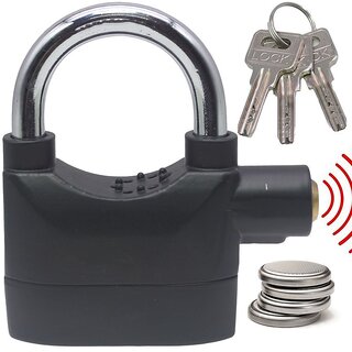 Anti-Theft Motion Sensor Siren Alarm Pad Lock - 1