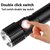 5W Rechargeable Flashlight Torch ( Pack of 1 ) - 108