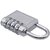 Metal 2 Pieces 4 Digit Own Password Bag Travel Resettable Lock Combination Security Padlock - 27