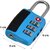 3 Digit Resettable TSA Travel Sentry Approved Own Password Travel Combination Security Padlock - 14