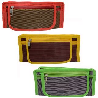 3 Pieces Pencil Box Pouch Cases - 3P B