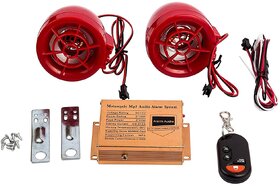 Wireless Bike Stereo System  Bluetooth MP3 Speakers with FM Radio, Alarm & Remote Control