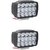 15 LED Focus Fog Light Headlight Pair for Bike / Motorcycle / Scooters,  and Car High Power with Clamps | Super Bright Head Lamp For Foggy and Dark Night (12V, White, Set of 2)