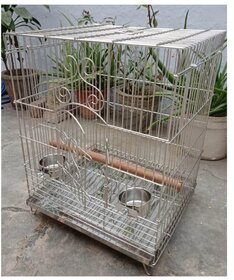 Steel strong Parrot Cage - Good cage for Grey Parrot  All Parrot breed.....BIRDS' PARK