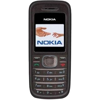 (Refurbished) Nokia 1208 (Single Sim, 1.5 inches Display, Assorted Color) Superb Condition, Like New