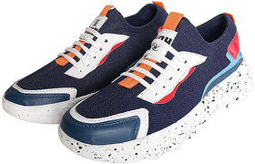 UnV Sport Shoes SW4 Blue with White Laces Perfect Blend of Style and Durability