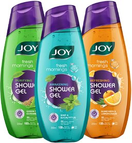 Joy Shower gel body wash for bathing skin softning moisturising pack of 3