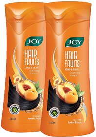 Joy Hair Fruits Shining Conditioning Shampoo 340 ML each pack of 4