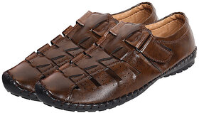 AR Gold Comfortable Mens Sandals SW3 (BROWN)