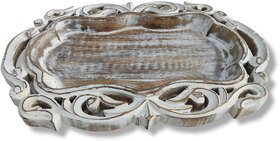 wooden pizza platter mango wood resin work