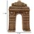India Meets India Ceramic India Gate Decorative Showpiece - H-6.5 x L-4.5 x W- 2 Inch, Brown
