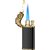 Nisatraders Dragon Double Flame Solid Cigar Cigarette Lighter Pocket Lighter Dragon Face Double Flame Metal Body |Easy Refillable Lighter | Pocket Lighter(Black)