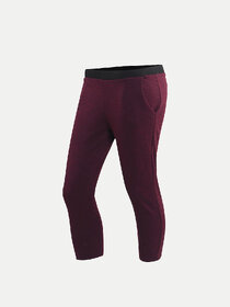 Comfy Maroon Cotton Joggers