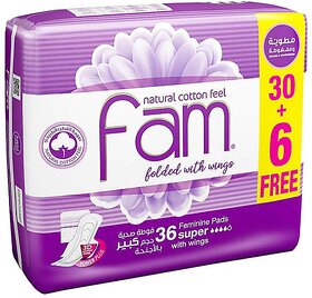 FAM imported Sanitary pad 36 nos