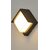 Lumogen Waterproof Square Shape 5W LED Modern Acrylic Outdoor and Indoor Garden Wall Lamp Fixture (Warm White) (Sqaure)