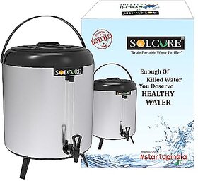 Kalki Ecosphere LLP. Solcure Alkaline Water Purifier (Silver)