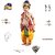 Kaku Fancy Dresses Krishna Costume (Dhoti, Patka, Mukut, Mala, Bajuband, Bansuri, Morpankh), 1-2Yrs
