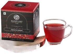 Blendart Hibiscus Tea Bags 15 Pcs  Floral Hibiscus Pyramid Tea Bag  Tisane Hibiscus Tea Caffeine Free, Pack of 1