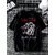Leotude Men Black Printed Cotton Blend T-Shirt