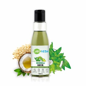 CareVeda Bhringraj Hair Oil Enriched with Coconut and Til OilSuitable For All Hair Types 100ml