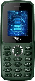 Itel it2163S (Dual SIM, 1.8 Inch Display, 1200mAh Battery, Dark Green)