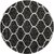 GALLERY HOME Silky Smooth Anti-Skid Shaggy Round Carpet with 2 inch Thickness (3 x 3  Round, Charcoal M1)