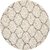 GALLERY HOME Silky Smooth Anti-Skid Shaggy Round Carpet with 2 inch Thickness (7 x 7 Round, Ivory A5)