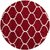 GALLERY HOME Silky Smooth Anti-Skid Shaggy Round Carpet with 2 inch Thickness (7 x 7 Round, Maroon F4)