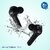 RAT Arrow Series Earbuds| TWS Active Noise Cancellation with Mic, 22 Hours Playtime with Speed Charge| IPX4 Water Resistance, Smooth Touch Controls & Voice Assistant Bluetooth in Ear Earbuds- Black