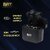 RAT Arrow Series Earbuds| TWS Active Noise Cancellation with Mic, 22 Hours Playtime with Speed Charge| IPX4 Water Resistance, Smooth Touch Controls & Voice Assistant Bluetooth in Ear Earbuds- Black