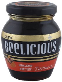 Beelicious  Himalayan Honey with Turmeric  100 Natural  No Sugar Added  ISO  HALAL Certified  250g