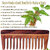 Rufiys Pure Neem Wooden Comb for Women  Men  Neem Wood Comb for Hair Growth  Wide Tooth Hair comb  Dandruff Comb